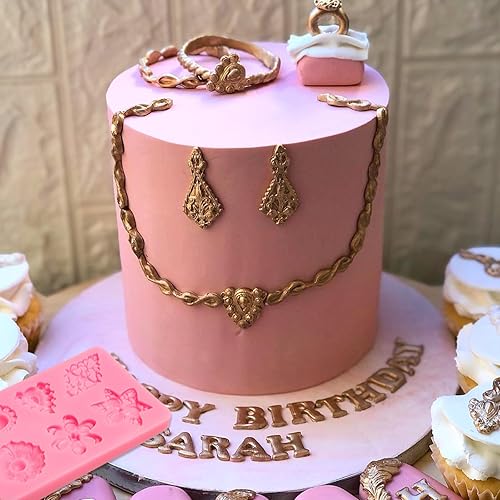 Miniatura 7 de Gems - Moldes de silicona para fondant, joyería de diamante, moldes de chocolate para hornear para decoración de pasteles, decoración de cupcakes,