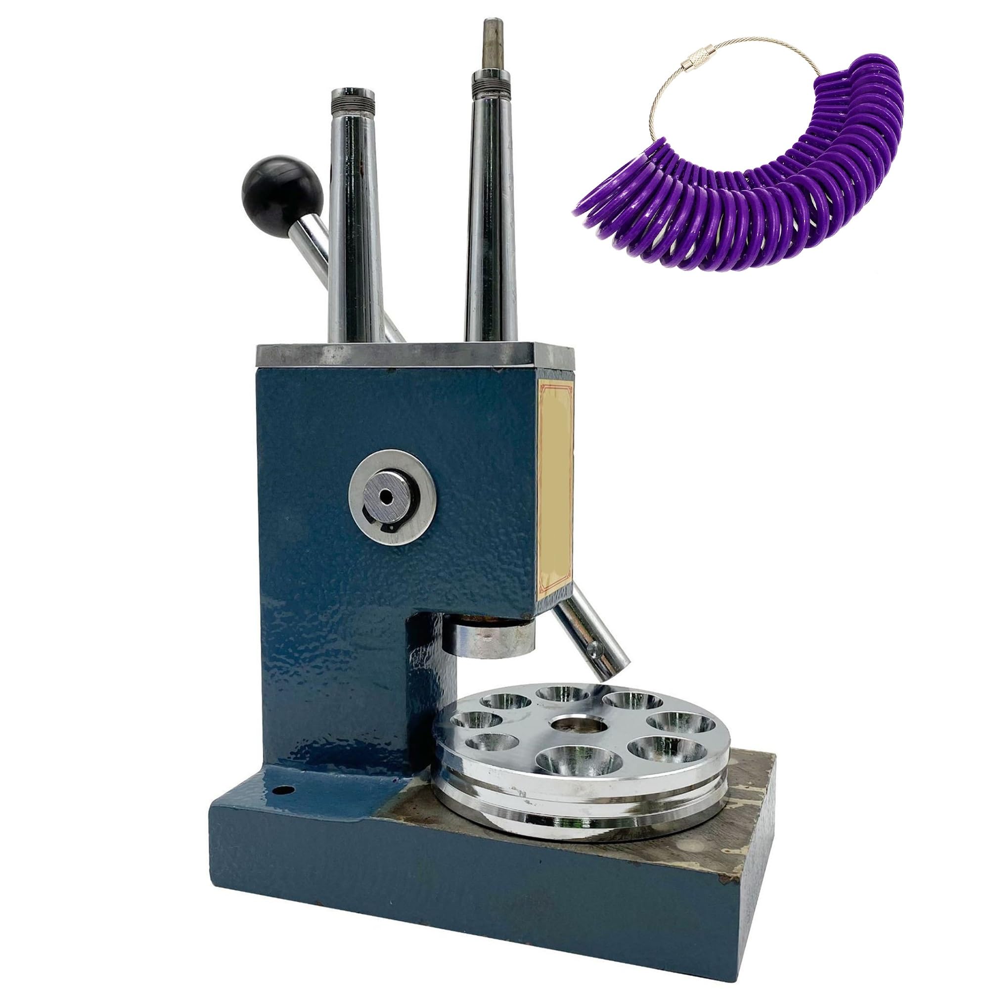 Herramienta reductora y reductora de anillos, tamaño ajustable con base pesada, para bandas lisas, cambio de tamaño y ampliación