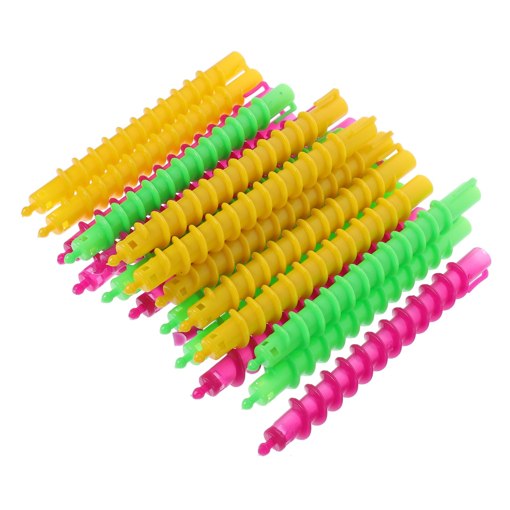 Kit de Permanente 100 Varillas Espirales Abs para Cabello