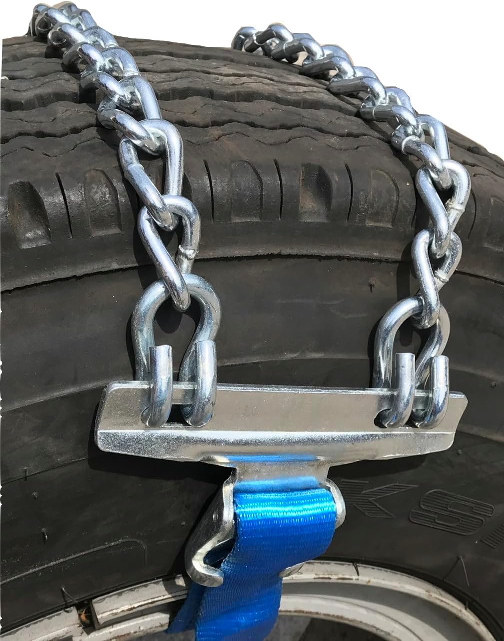 TireChain.com Strap-On Emergency Chains – Get Unstuck Fast in Snow & Ice – Fits 295/70-22.5 Truck Tires