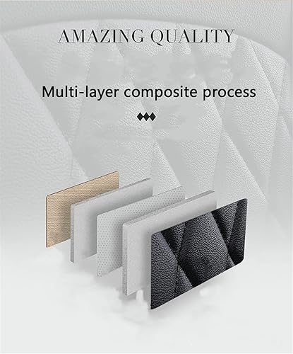 Miniatura 7 de SMANNI Leather Universal Car Seat Covers for DS All Models DS DS3 DS4 DS5 DS6 DS7 DS4S car Accessories auto Styling Cushion (Color  Beige DE)