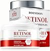 Retinol Cream for Face 50g, Anti-Aging Moisturiser with Collagen & Hyaluronic Acid, Reduces Wrinkles, Improves Elasticity, Day & Night Use