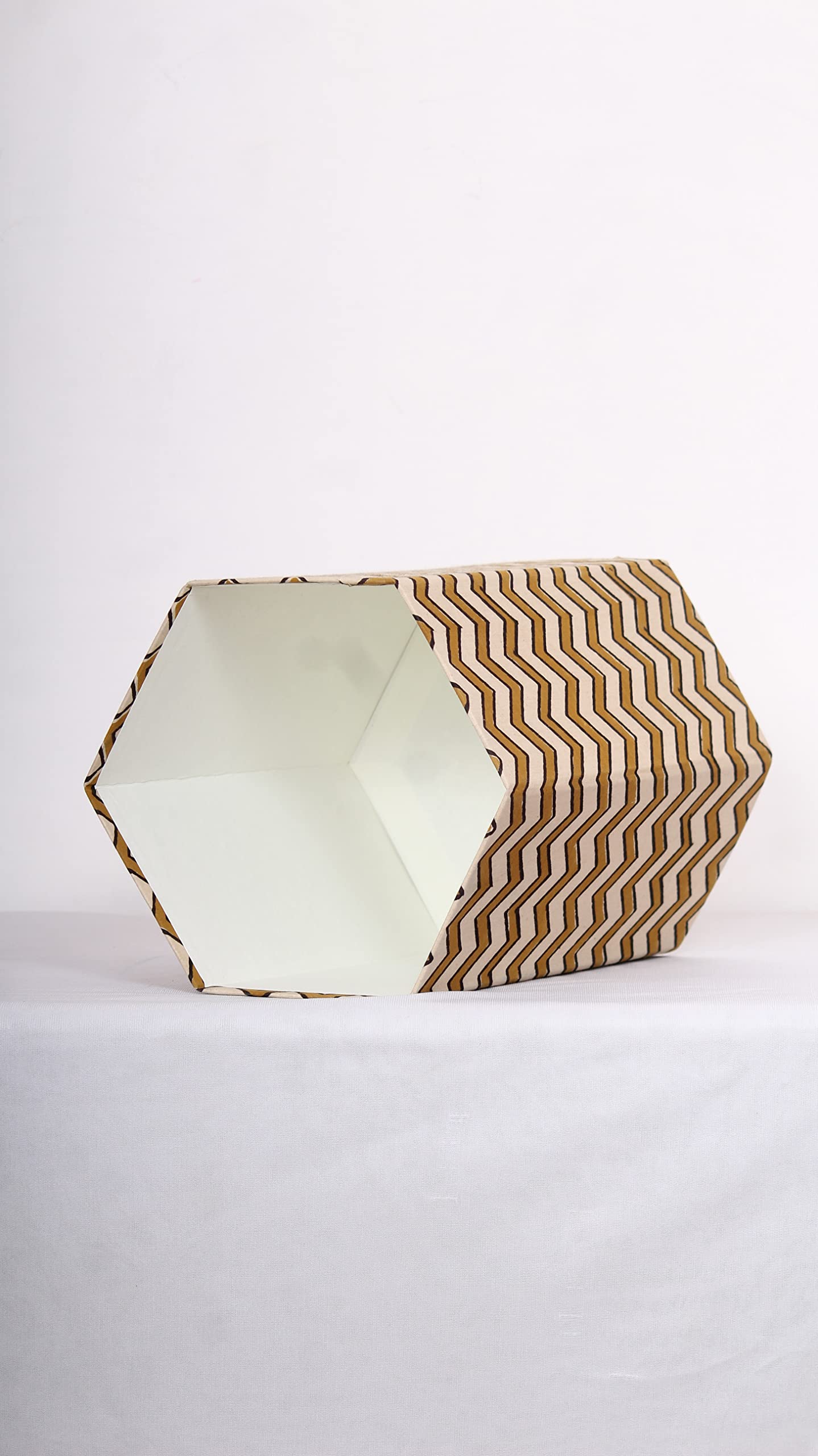 Himanshu Exports Trash Can Printed Card Board Handmade Dust Bin,Recycle and Trash can Combo, Waste Bin Study Room dustbin Hand Made Printed Waste bin Decorative Dust Bin, Small Recycle bin