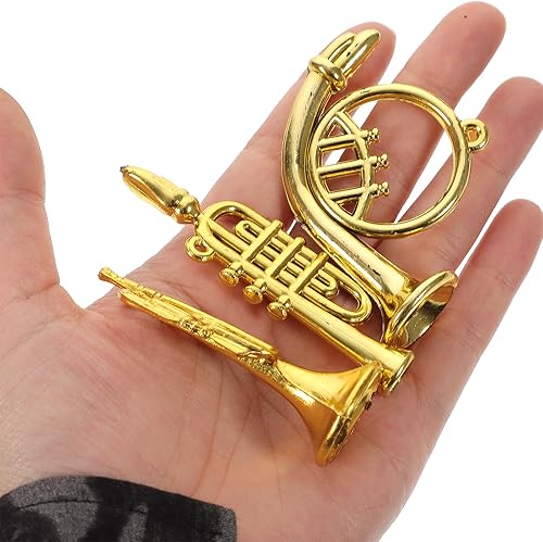 Miniatura 4 de LUOZZY 5 piezas de instrumentos en miniatura Mini instrumentos de casa juguetes decoraciones de casa de muñecas (112)