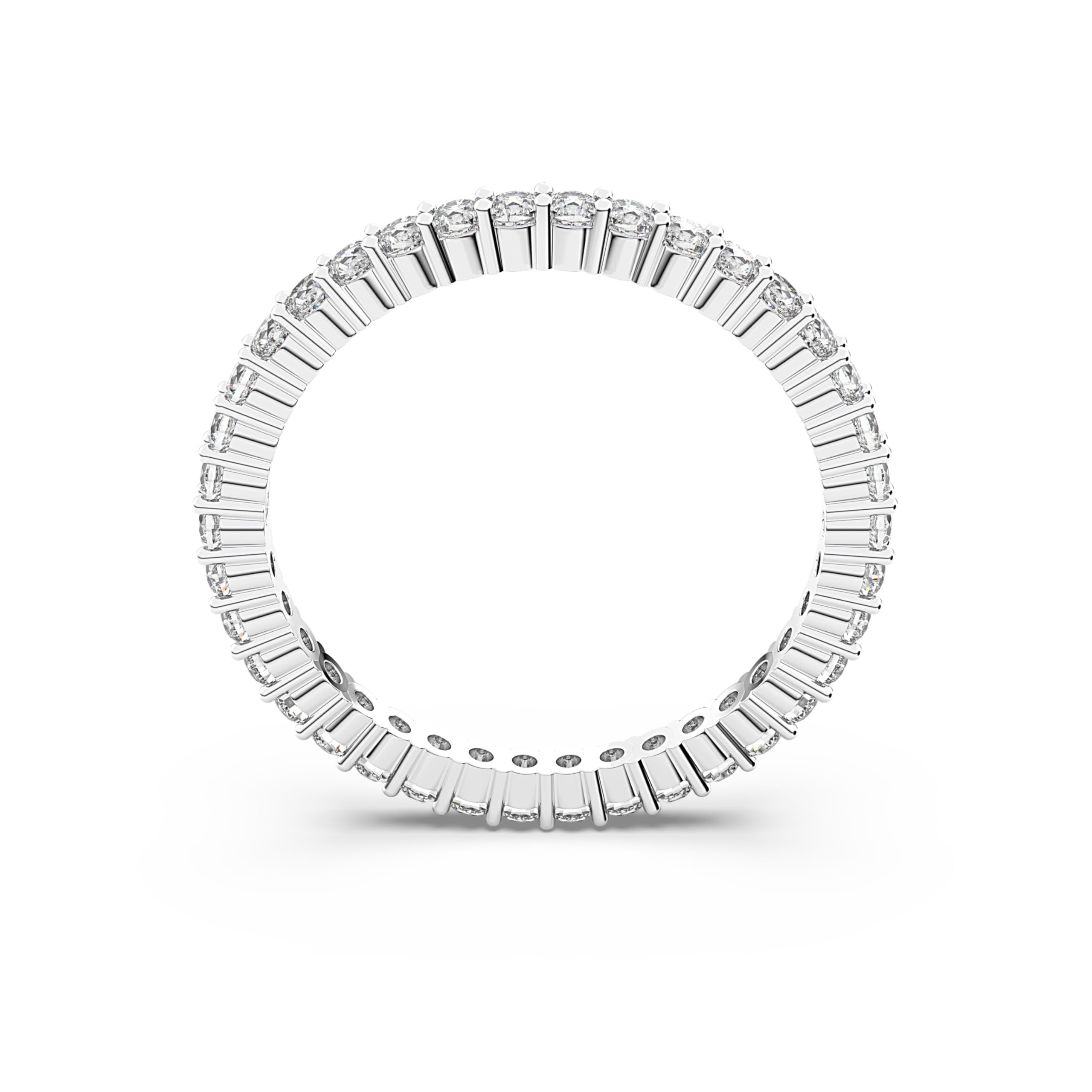 Swarovski Matrix Vittore Ring, Weiße Rundschliff-Kristalle
