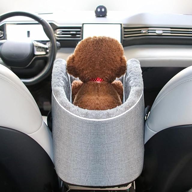 Foto 3 de 7 de PW TOOLS Coche para Perros, Asiento Elevador Consola para Mascotas, Desmontable y Lavable