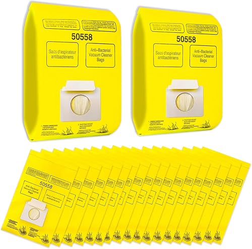 Paquete de 20 bolsas de vacío de repuesto 5055 para recipiente tipo C/Q 5055 50555 50557 50558 50403 50410 53291 tipo C-5 C-18 amarillo