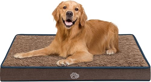 Miniatura 15 de EMPSIGN Cama Reversible Fría y Cálida para Perro para Jaula, Camas para Mascotas con Funda Lavable y Extraíble, Colchonetas para Jaula de Perros,