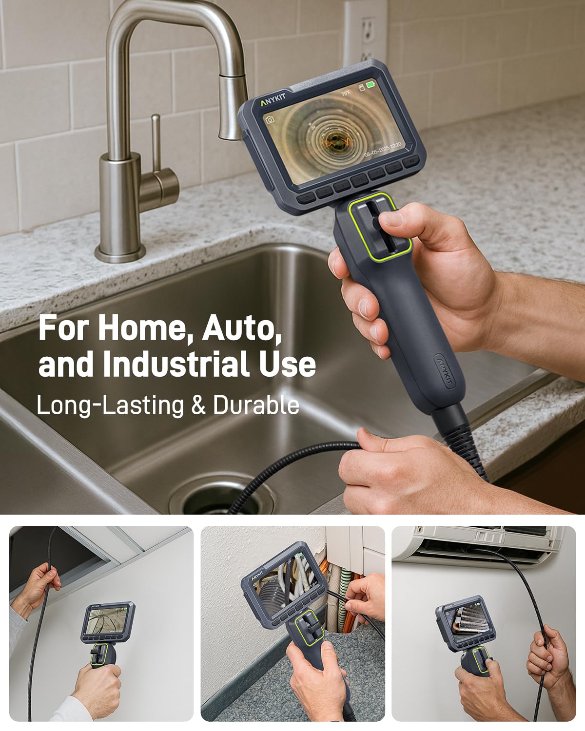 Anykit Borescope - Inspect Tight Spaces -7