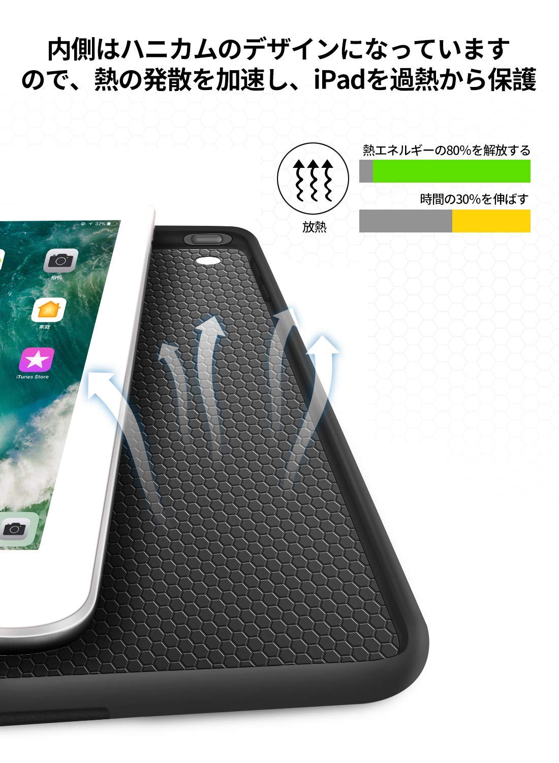 Amazon.co.jp: VAGHVEO 新iPad 9.7 2018/2017ケース 超薄型 超軽量 TPU  