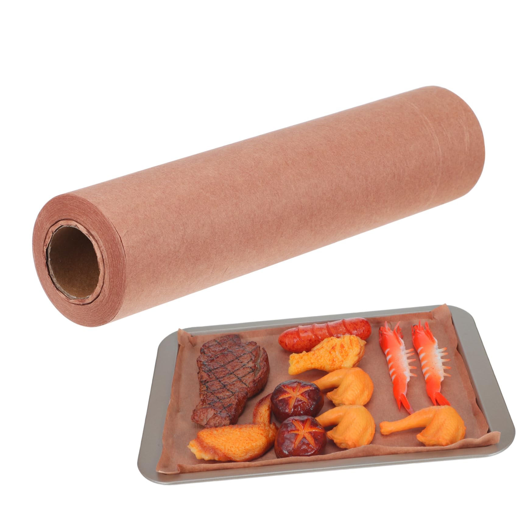 Papel De Carnicero Kraft Gramos Papel Pergamino Antiadherente Para Barbacoa y Envasado De Carne Para Cocinar Hornos y Ahumar