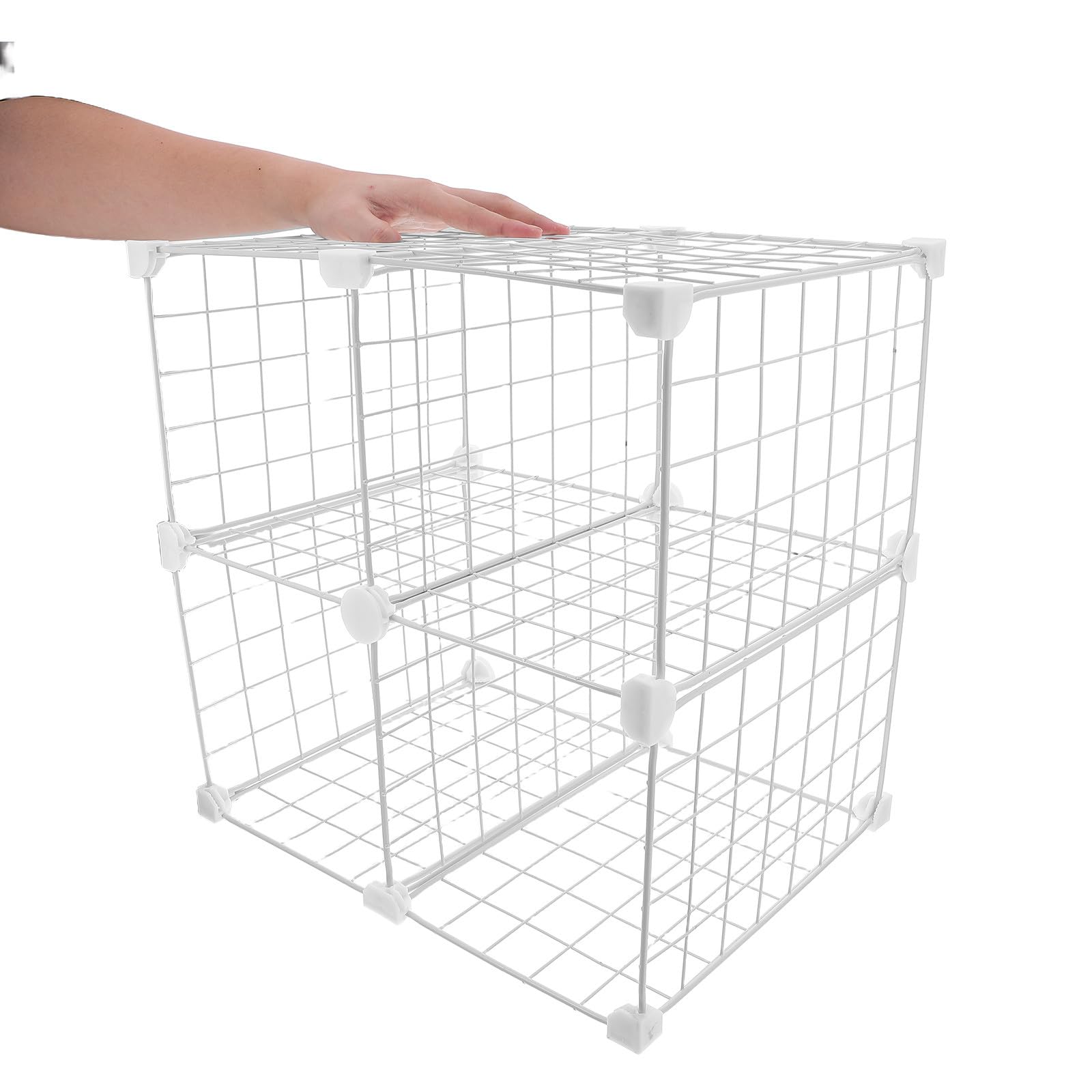 Separatore per Congelatore in Ferro Resistente al Freddo Organizer Rete per Frigorifero e Freezer Cestino Metallico per Conservazione Classificata di Frutti di Mare Organizer
