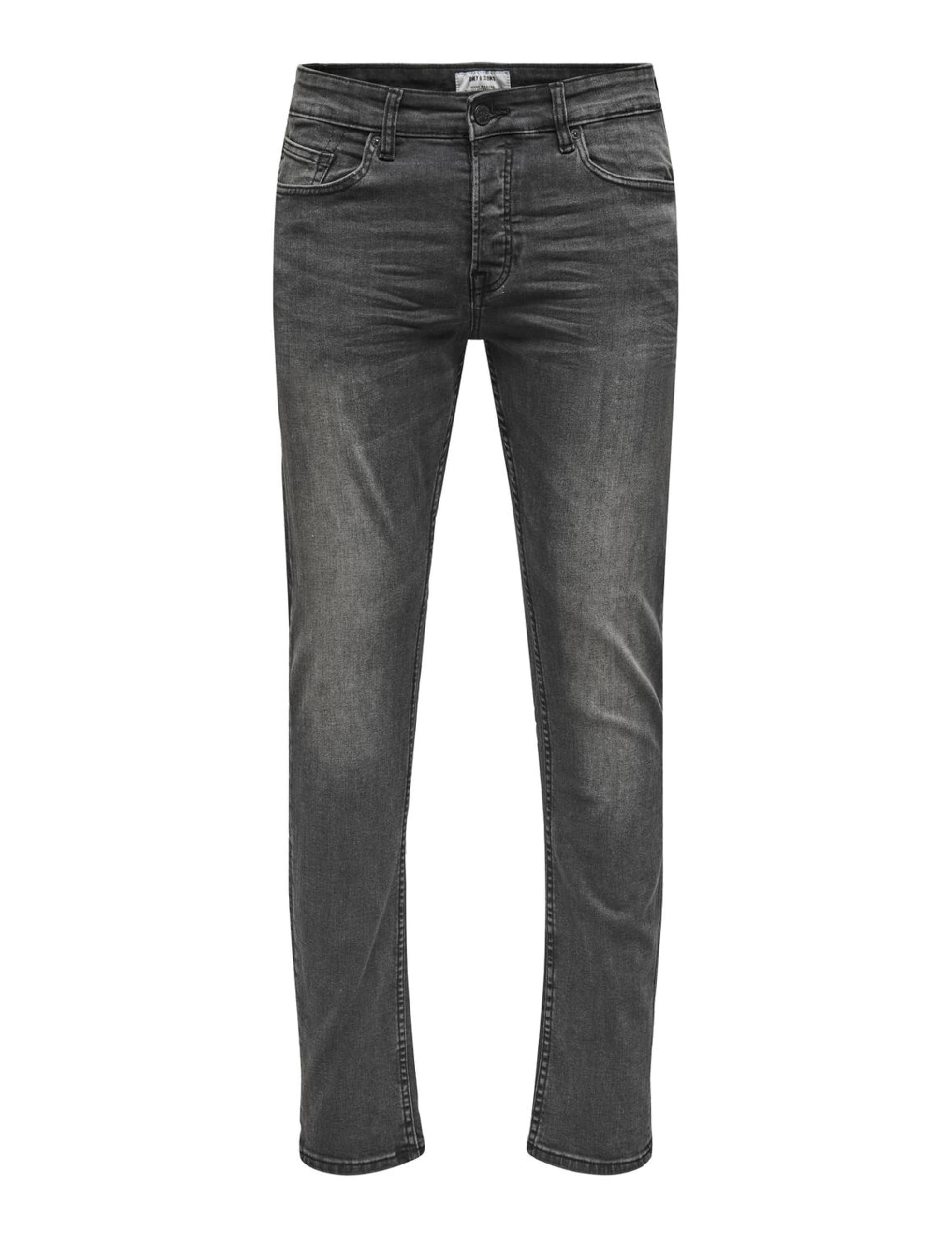 ONLY & SONS Onsloom Slim Wash Blk 0447 Dia DNM Noos, Black Denim, 38 W/34 L