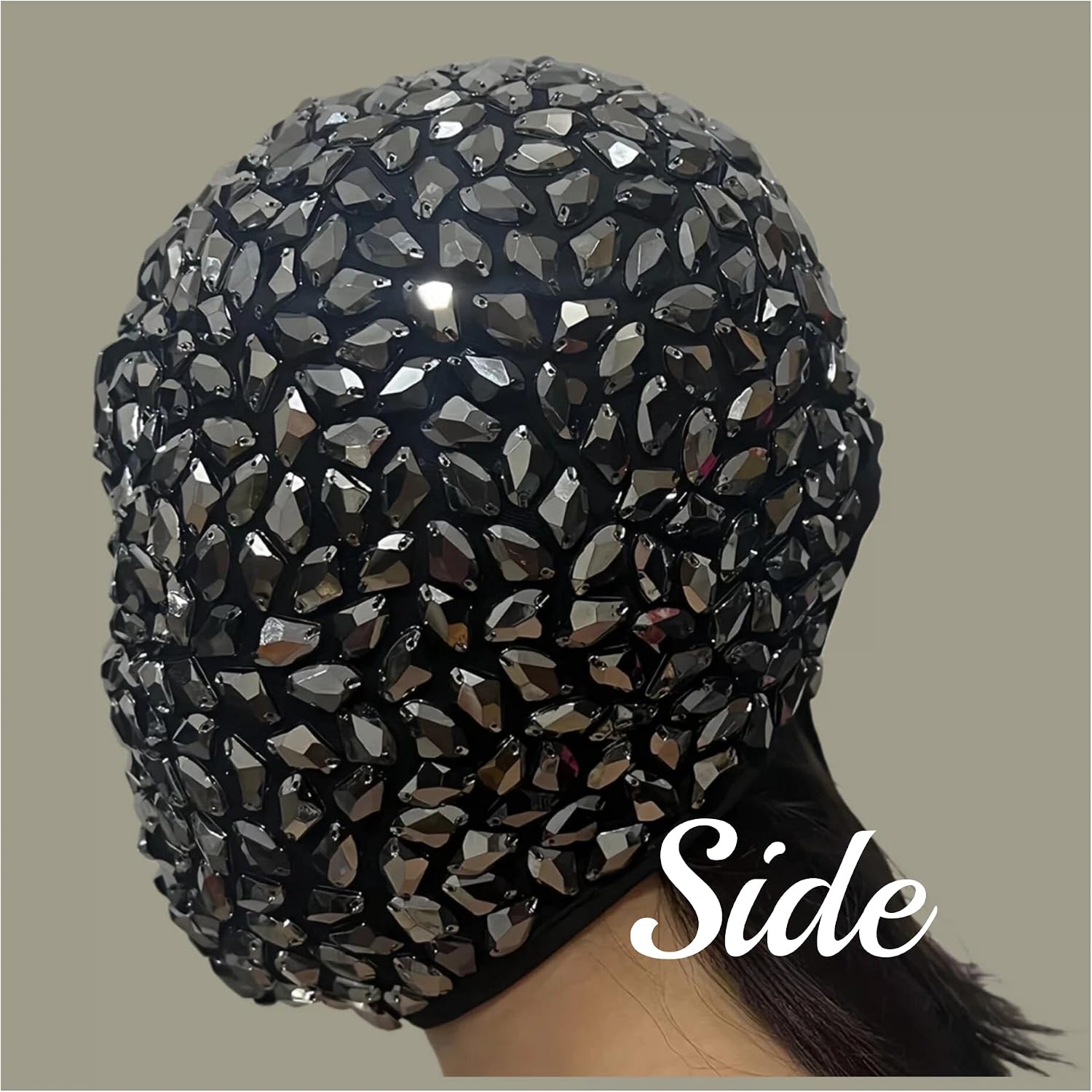 Studded Spikes Head Mask Full Face Cover for Halloween Gothic Punk Steampunk Cosplay Night Club Party