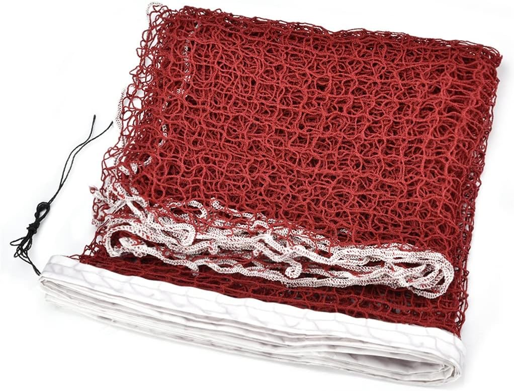 6.1 * 0.76M Standard Professional Tennis Training Net Badminton Outdoor Mesh Volleyball Exercise Without Frame (Color : A Size : One Size) (A One Size)