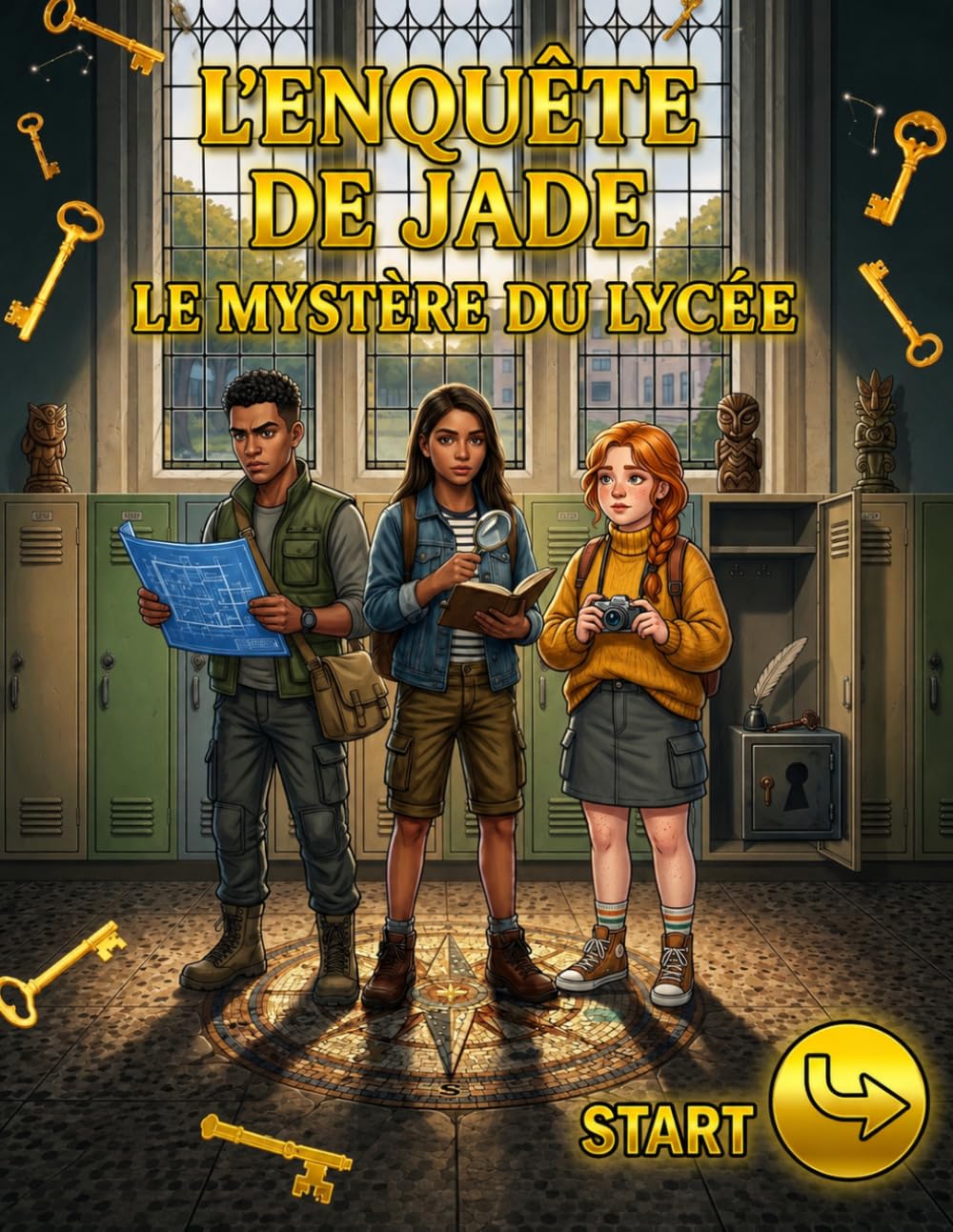 L'Enquête de Jade (Gros Caractères - Arial 30): Le Mystère du Lycée : RÉSOUS LES ÉNIGMES DE JADE Un roman d'aventure adapté aux enfants déficients ... Aventuriers (Lecture Adaptée Arial 30))