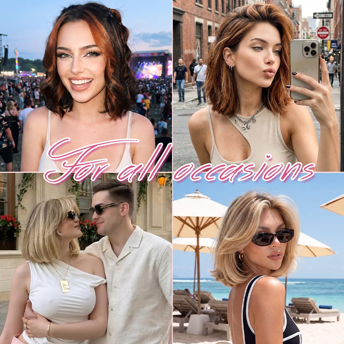 Clips In Short Hair Extensions Real Human Hair 04 Medium Brown Clip Ins Seamless Highlights Straight Hairpiece For Women,6 Pieces 10 inch 31g