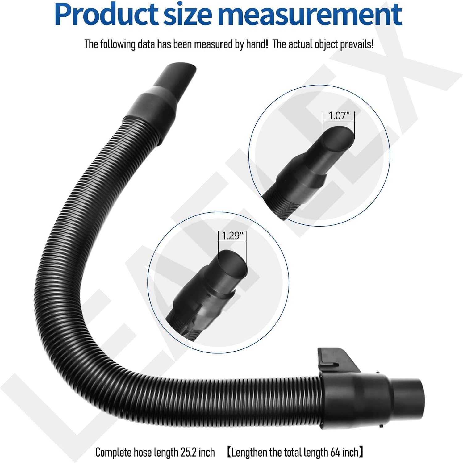 14-37-0105 Vacuum Hose for 18V Packout Vacuum 0970-20 0880-20, Fit 18V 2.5 Gallon Wet/Dry Shop Vac Hose Assembly - Internal Storage