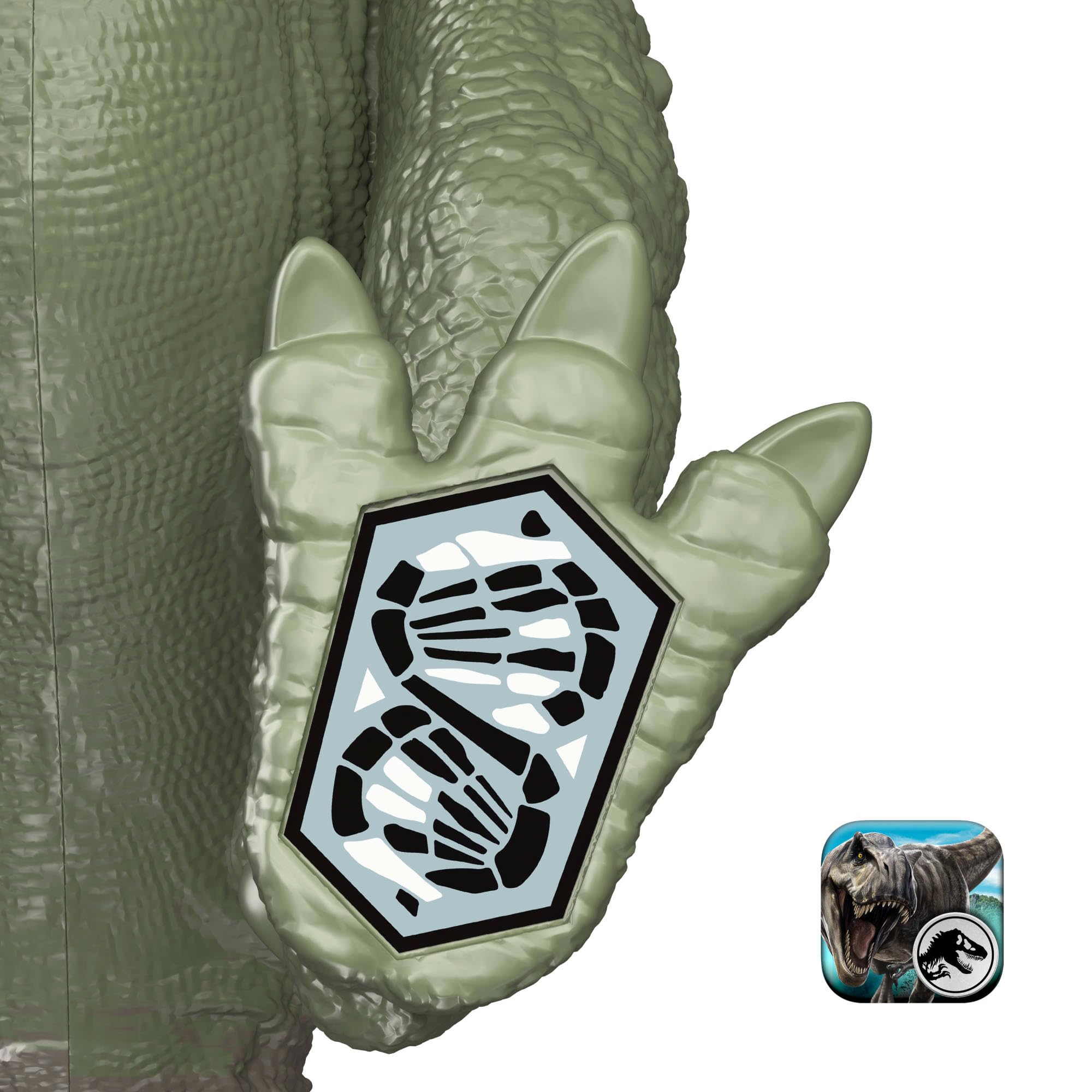 Jurassic World Set mit Fahrzeug, Menschen- und Dinosaurier-Actionfigur, Quad-Set mit Fangklaue sowie Fang-Elementen zum Geschichtenerzählen, JKG91