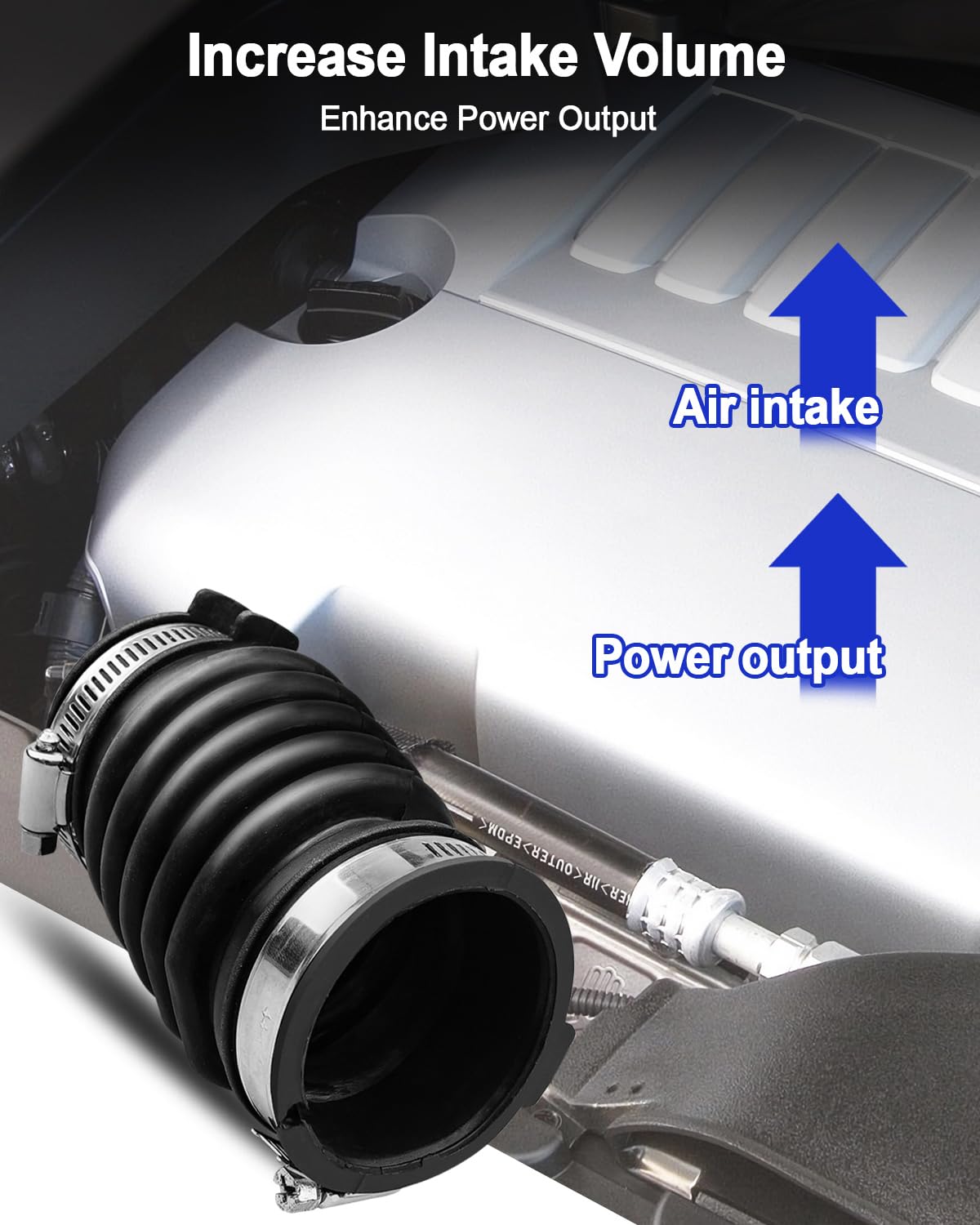 Tubo De Admisión De Aire Para Toyota Land Cruiser - Nº Pieza 17881-67060, De Goma, Mejora Rendimiento Y Refrigeración