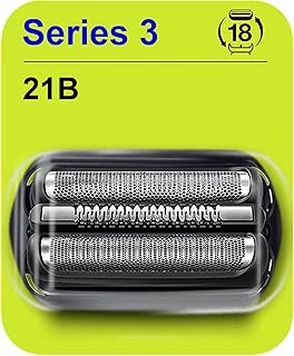 Series 3 Replacement Head for Braun Electric Shaver -21B- Compatible with Braun Electric Razors 300s, 310s, 3010BT (1 Pack)