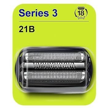 Series 3 Replacement Head for Braun Electric Shaver -21B, 1 Pack | Compatible with Braun Electric Razors 300s, 310s, 3010BT