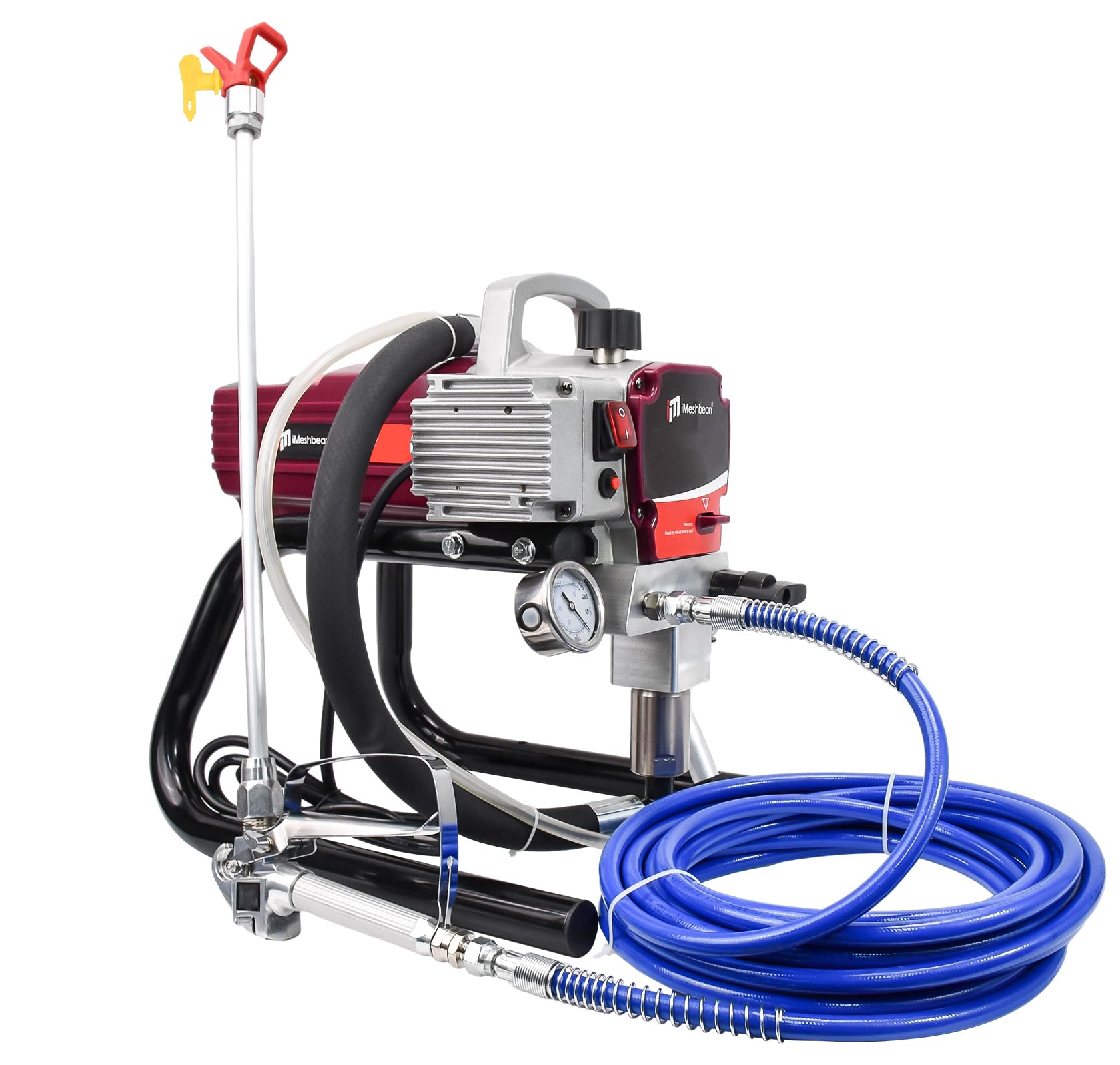 Stand Airless Paint Sprayer,1700W 3300PSI High Efficiency Electric Airless Sprayer for Home Interior Furniture DIY Projects Painting, with 33FT Spray