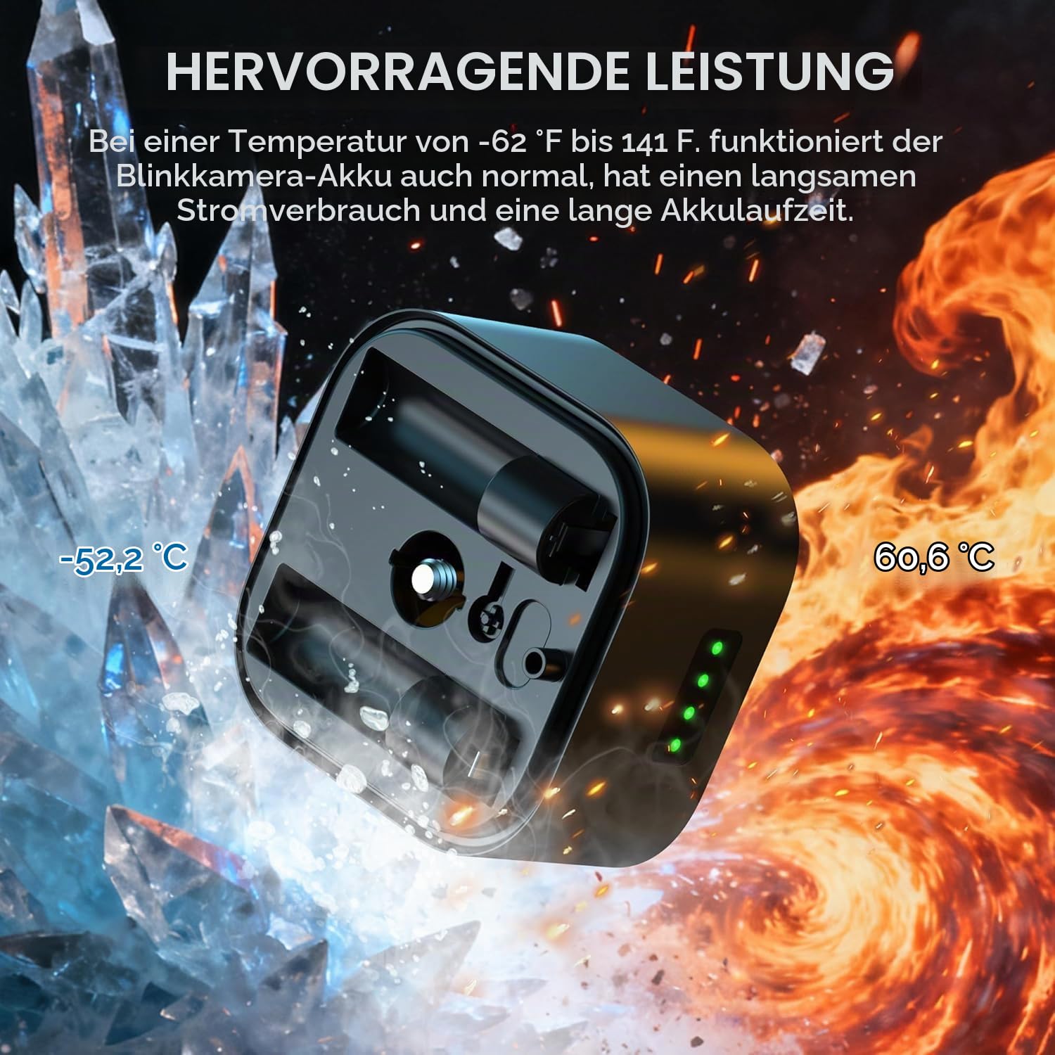 6800mAh Wiederaufladbare Lithium-Batterie für Blink Outdoor 4 Kugelkamera, wasserdicht