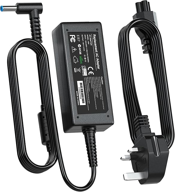 45W Hp Laptop Charger, 19.5V 2.31A Notebook AC Power Adapter Charger for Hp 45w Elitebook Folio, Pavilion Touchsmart, Probook, 741727-001 721092-001 719309-001 Hstnn-da40 Adp-45wd B and More