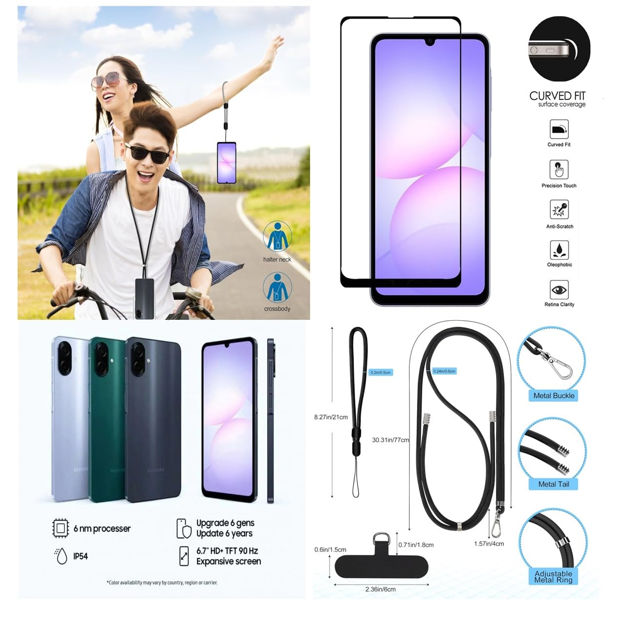 Samsung Galaxy A07 4G AI (128GB + 4GB) 6.7