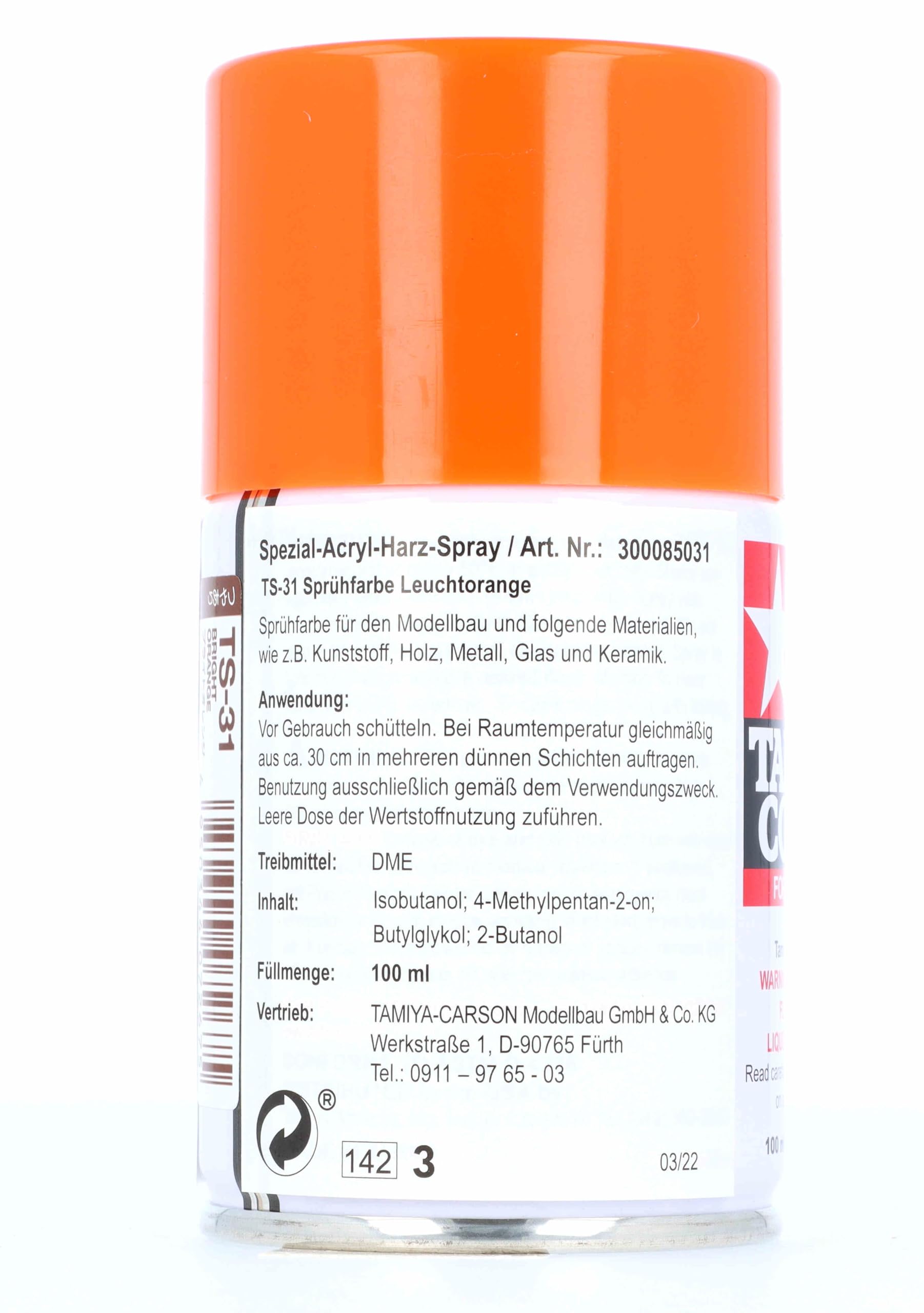 Amazon.com: Tamiya America, Inc Spray Lacquer TS-31 Bright