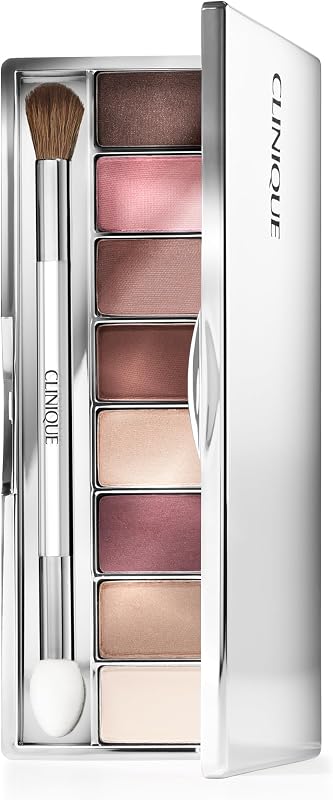 All About Shadow Eye Shadow Palette, 8 Silky + Buildable Shades | Black Honey, Pink and Nude Honey | Safe For Sensitive Eyes