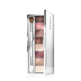 Clinique All About Shadow Eye Shadow Palette, 8 Silky + Buildable Shades | Black Honey, Pink and Nude Honey | Safe For Sensitive Eyes