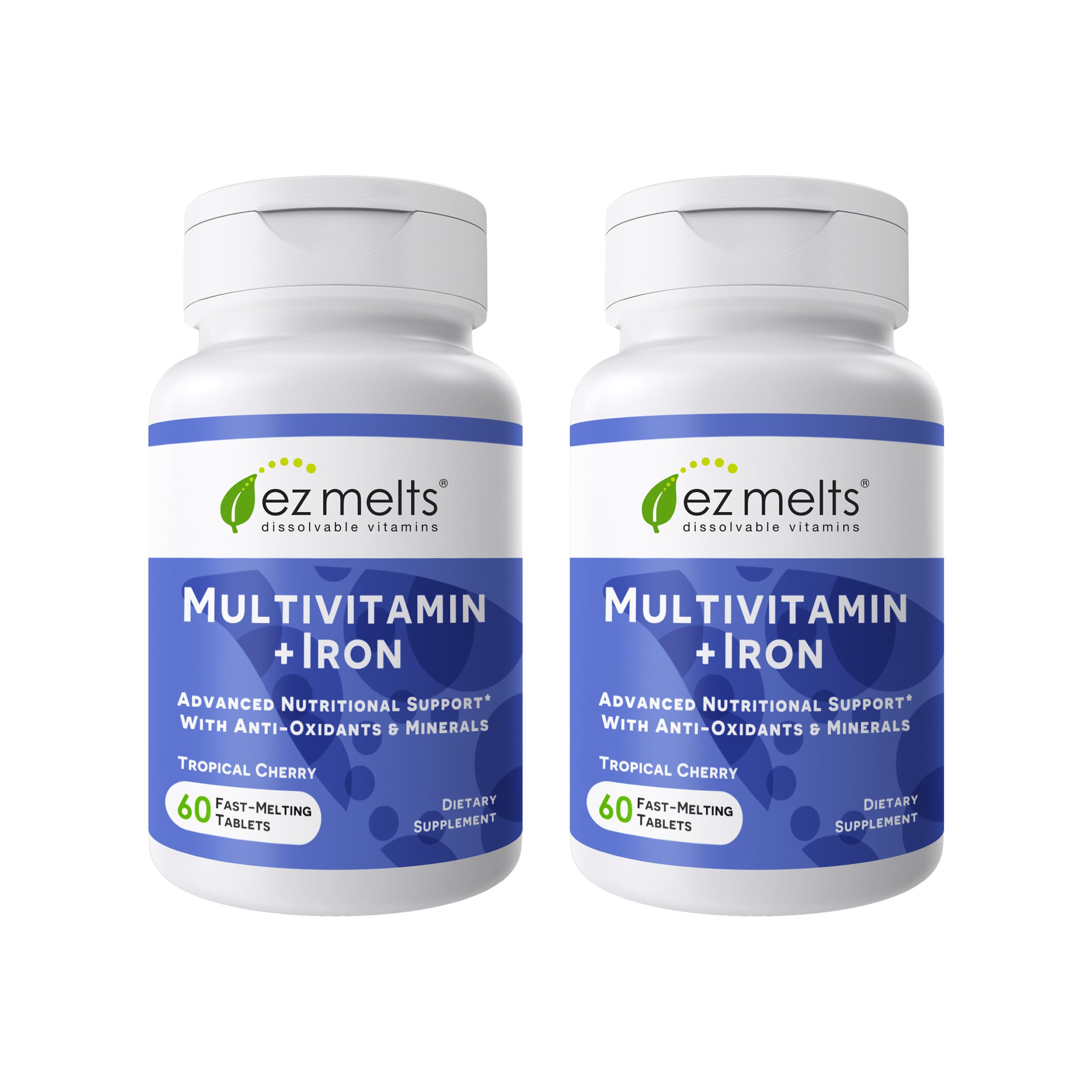 EZ Melts Dissolvable Multivitamin & Iron, 60 Tablets, Tropical Cherry — Amazon image 13