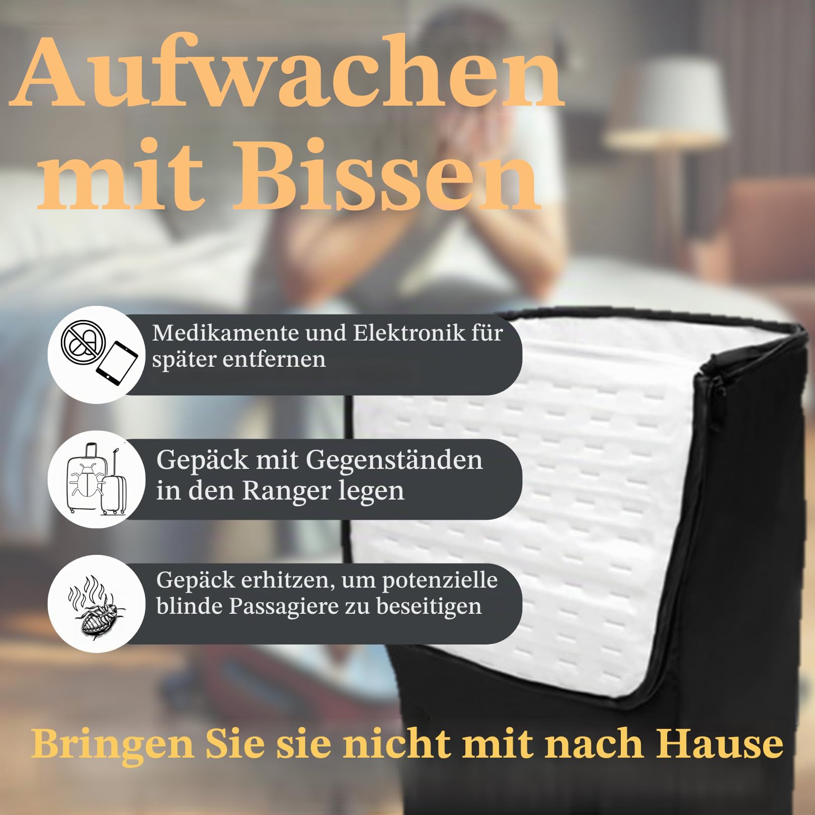 Ranger Bettwanzen-Heizung, aktualisiertes Design für 2019, 100% , um kritische Temperatur zu erreichen, wird von Profis und Hausbesitzern verwendet.