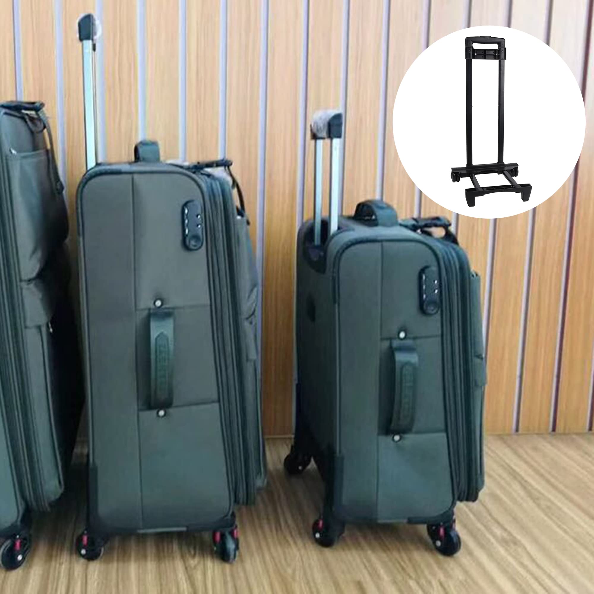 Maleta de mano de 20 pulgadas R018# con mango telescópico con ruedas para viajes y uso en movimiento automático