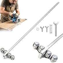 New Positioning Calipers for Circular Saw, 23.6" Stainless Steel Precision Cutting Guide for Circular Saws, Precise Measurements & Easy Wood Cutting, Cut Ultra Narrow Wooden Strips