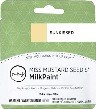 Miss Mustard Seeds Milk Paint for Furniture, Cabinets & Wood, Sunkissed, Sample