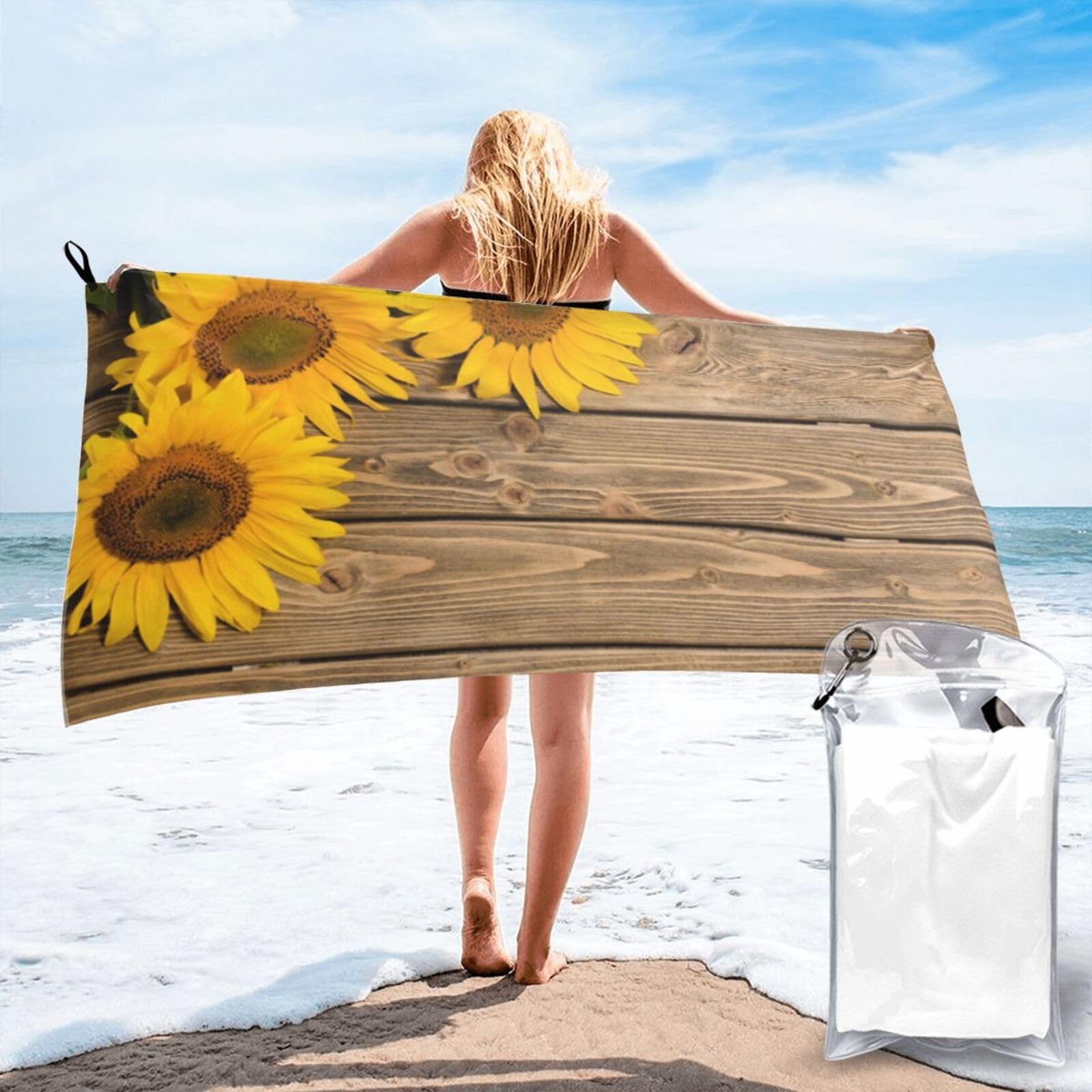 Serviette de voyage légère 80x160cm absorbante pour gym camping et piscine