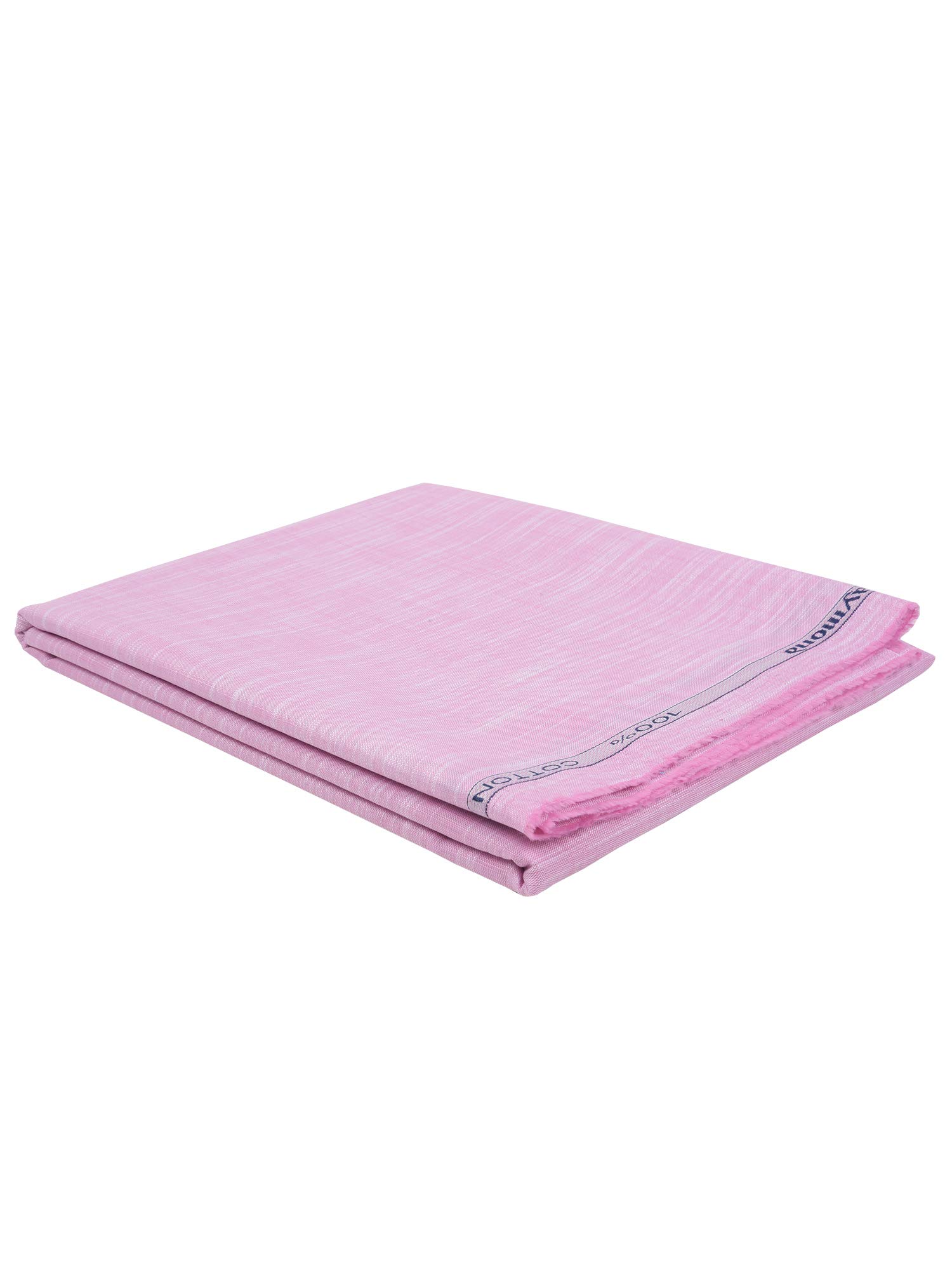 Men's Big Pana 1.6 m Self Design Slub Cotton Shirt Fabric (Pink, Free Size)-image-33