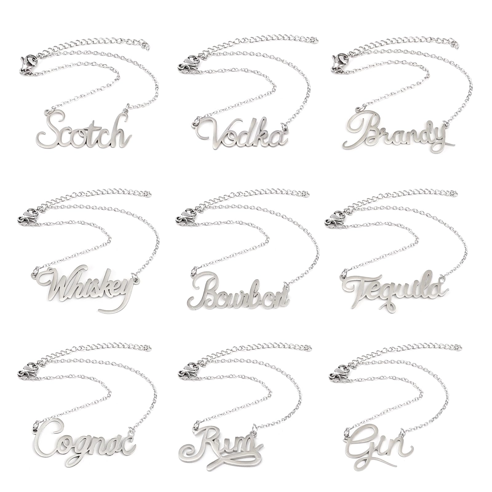 Wine Decanter Tags - Personalized Drink Labels -1