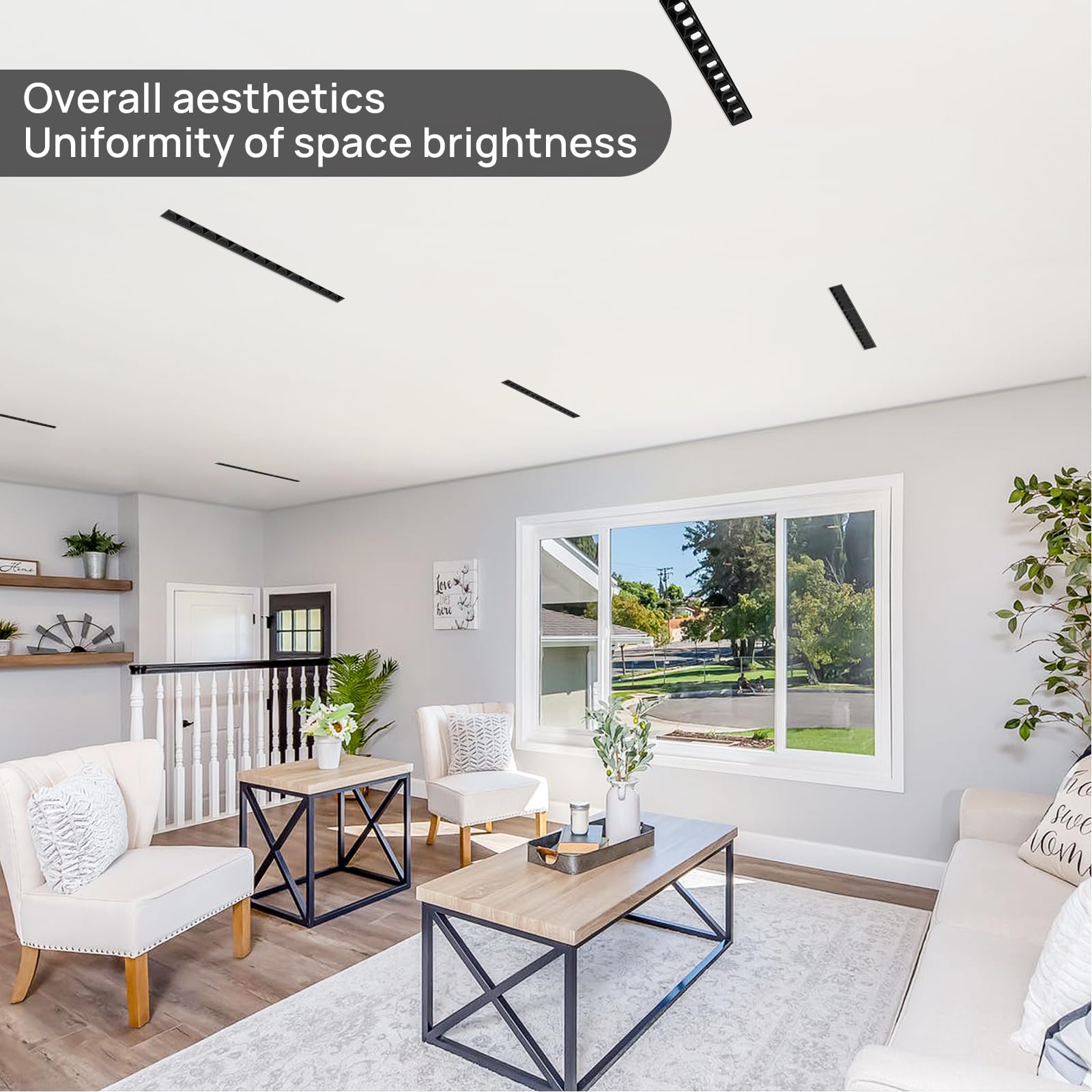 Riel Magnetico Iluminacion 50W Modern Surface Mounted Dimming LED Linear Light  Fixture - LED Linear Light Fixture And... Ceiling Spot Lights, image size:1600x1600