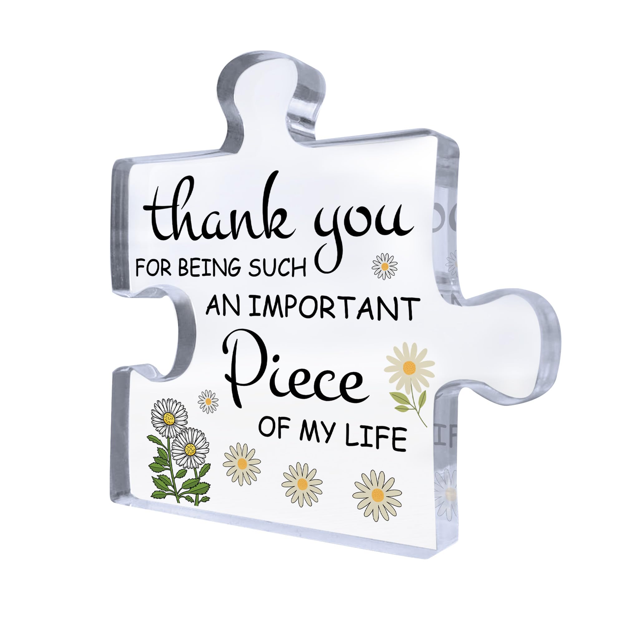 Red Ocean Novelty Thank You Gift For Colleague Friend Teacher Family Important Piece Of My Life Thank You Gifts For Him Her Colleague Gifts Best Friend Teacher Gifts Mum Nan Gift Keepsake