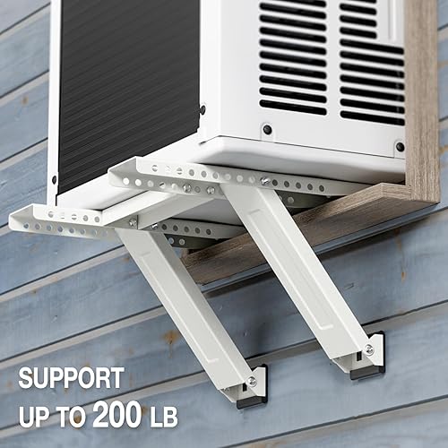 Miniatura 6 de HOXHA Soporte universal de aire acondicionado para ventana, soporte de aire acondicionado de ventana, soporte de CA de ventana resistente, soporte
