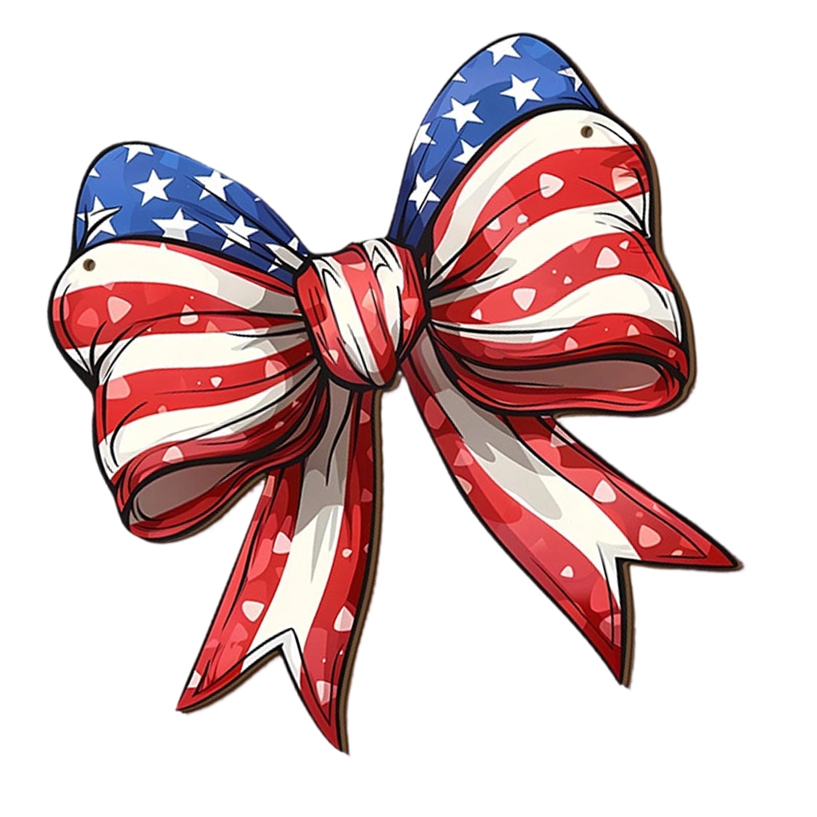 Americans Flag Themed 250 Years Freedoms Wood Wall Plaques Wreath for Holiday Party Decoration Independence Day Decoration