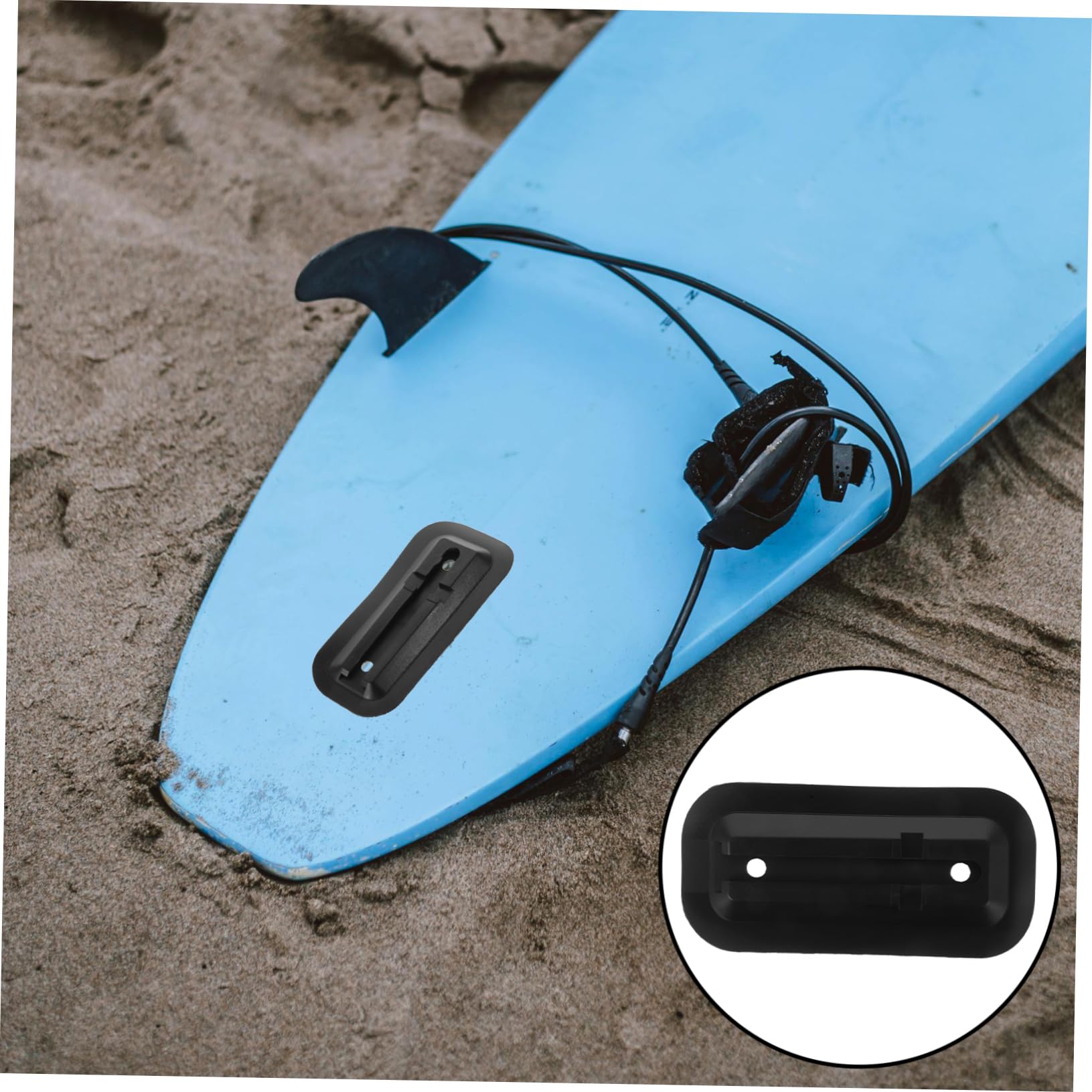 Base de Aleta para Tabla de Surf en PVC Resistente, Accesorio Versátil para Paddle Surf