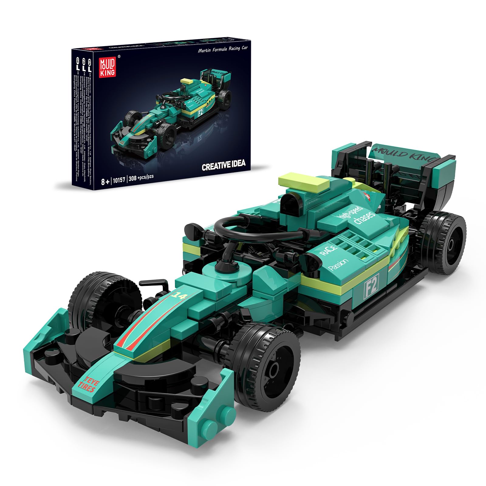 Mould King Technic Supersportwagen Spielzeugauto-Modellbausa