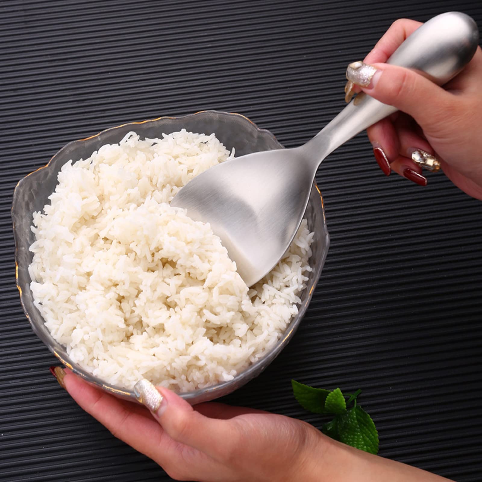 Rice Spoon Stainless Steel | Chefs' Warehouse