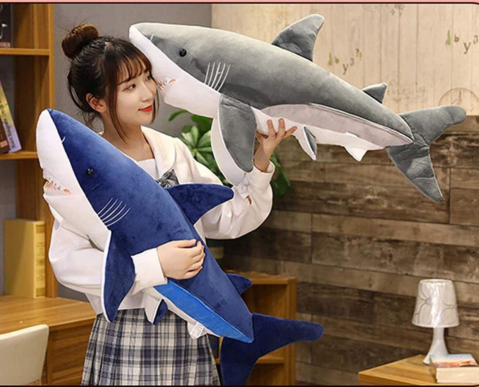 Amazon.co.jp: サメぬいぐるみ 特大さめ抱き枕 shark だきまくら