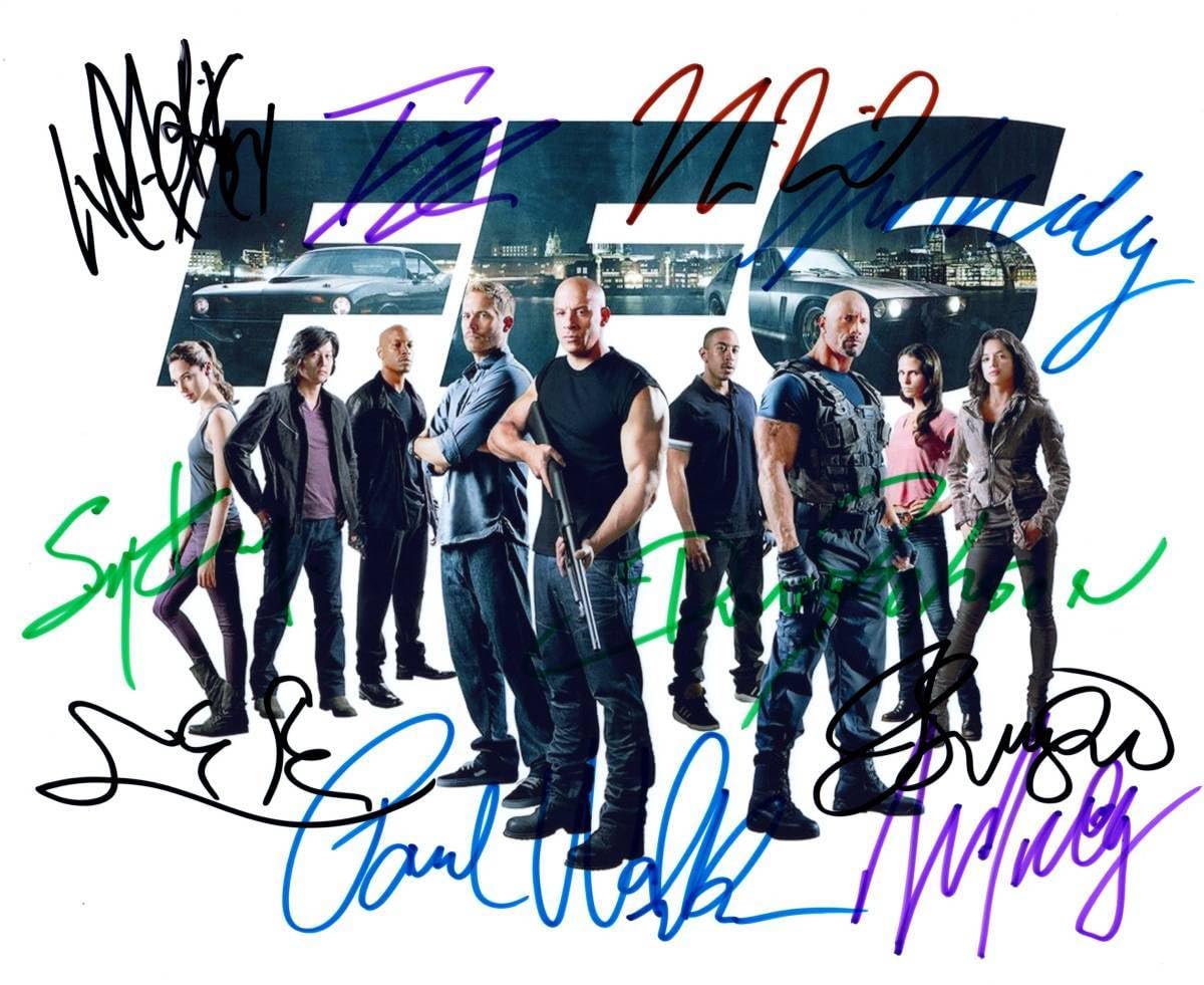 セール中…ポール・ウォーカー直筆サイン入り写真…ワイルド…Paul Walker  